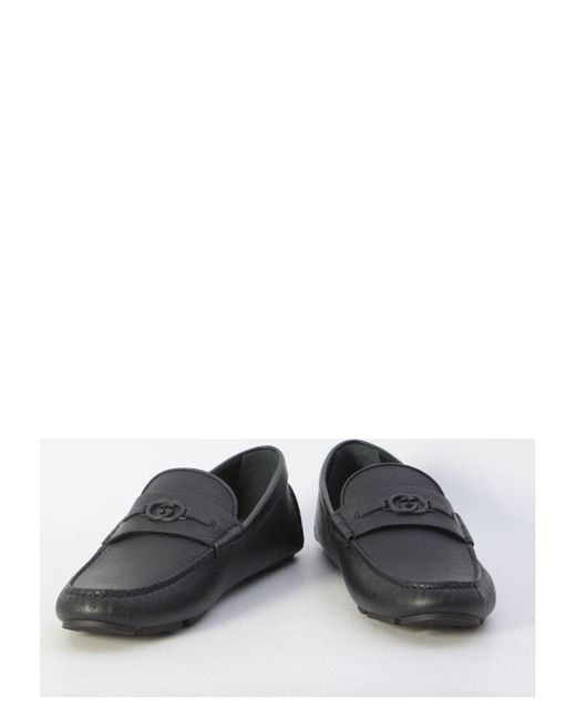 Gucci White Driver Moccasins Loafer for men