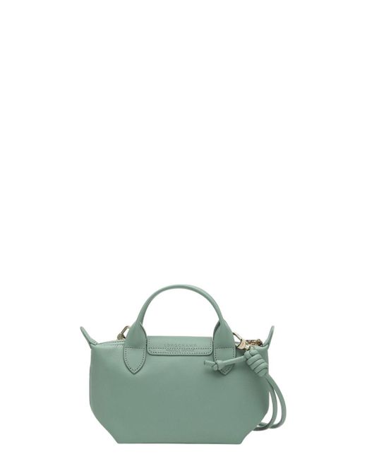 【関税&送料込】Longchamp Celadon Coloured Le Pliage Xtra Ba Le Pliage Xtra XS Handbag Celadon - Leather | Longchamp US