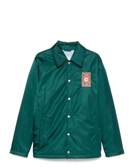 Casablanca Green Stadium Jacket for men
