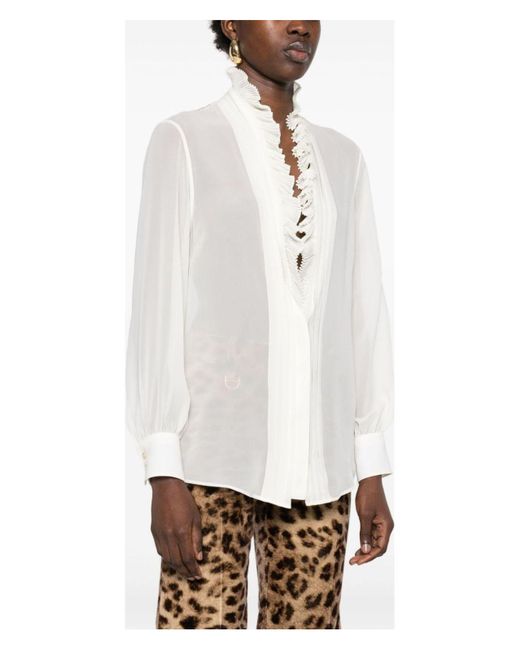 Tom Ford White Silk Georgette Shirt