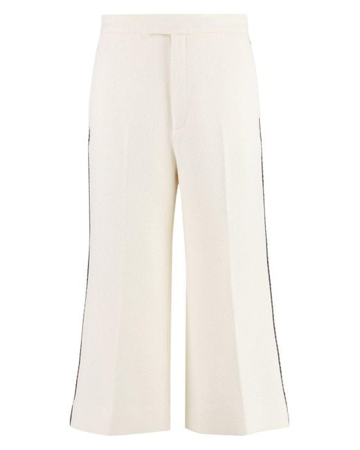 Gucci Natural Tweed Trousers