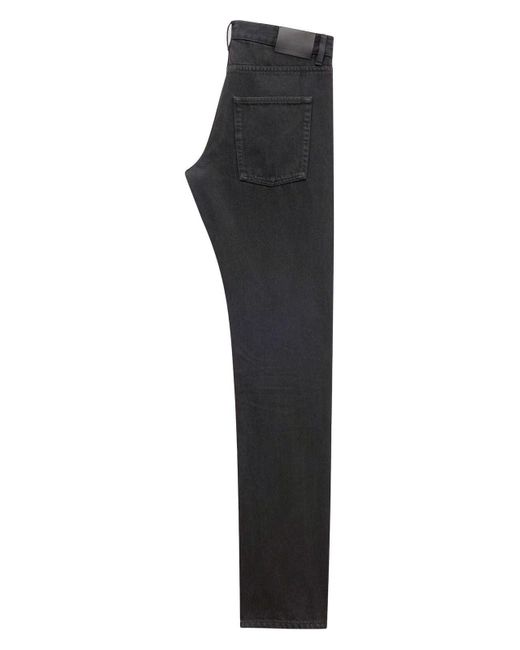 Saint Laurent Gray 100% Cotton Classic Jeans for men