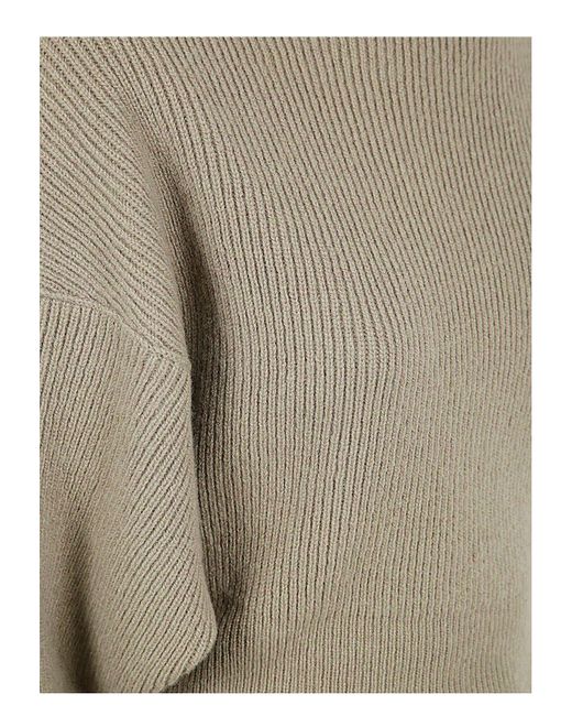 Rick Owens Gray Dafne Sweater