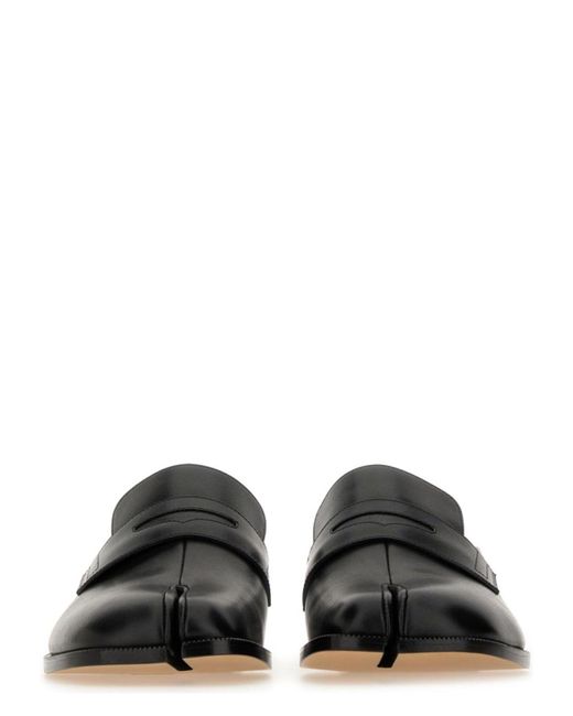 Maison Margiela Black Moccasin Mule Tabi for men