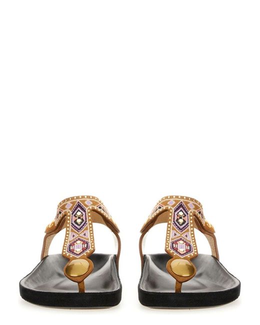 Isabel Marant Natural Enore Sandal