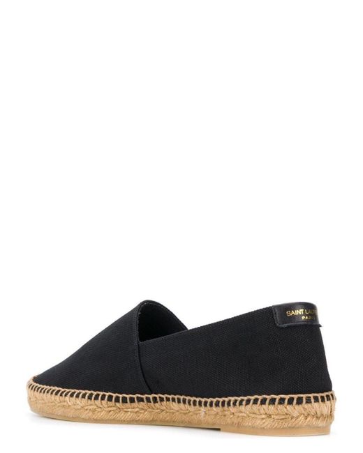 Saint Laurent Black Canvas Espadrilles for men