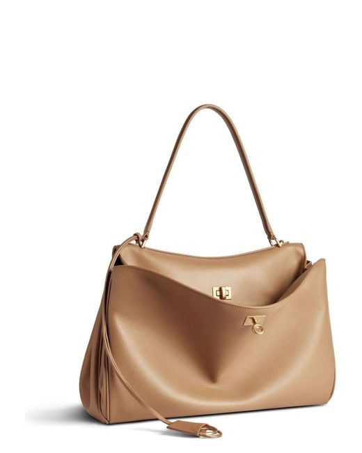 Balenciaga Brown Rodeo Leather Bag