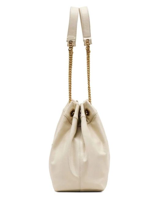 Marc Jacobs Natural The Chain Sack Leather Bag