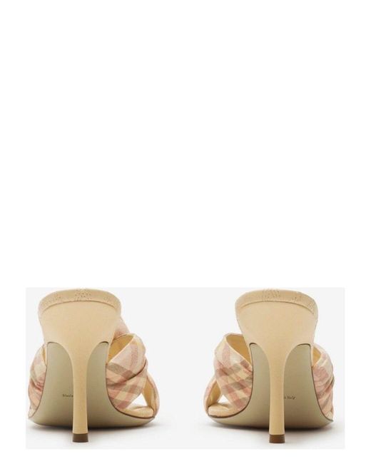 Burberry Natural Lf Birdie Slingback 55 Pumps