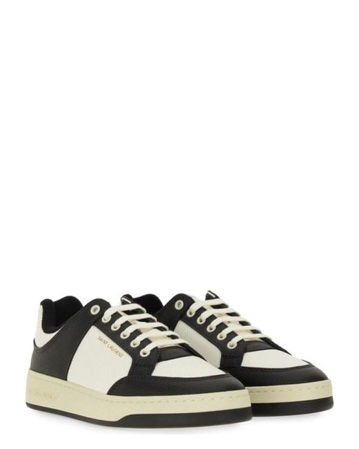 Saint Laurent Black Leather Coffee Sandals