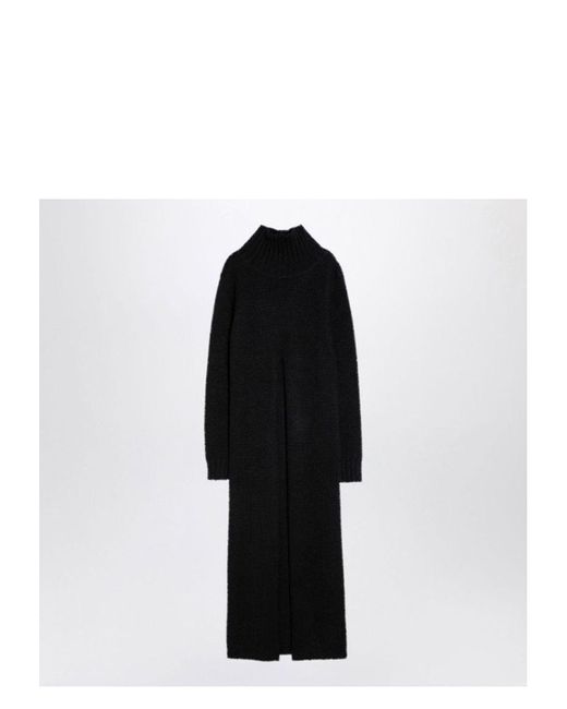 ワンピース Jil Sander Long Black Alpaca Turtleneck Dress Shop Long Black Alpaca Turtleneck Dress ❘ Netdressed