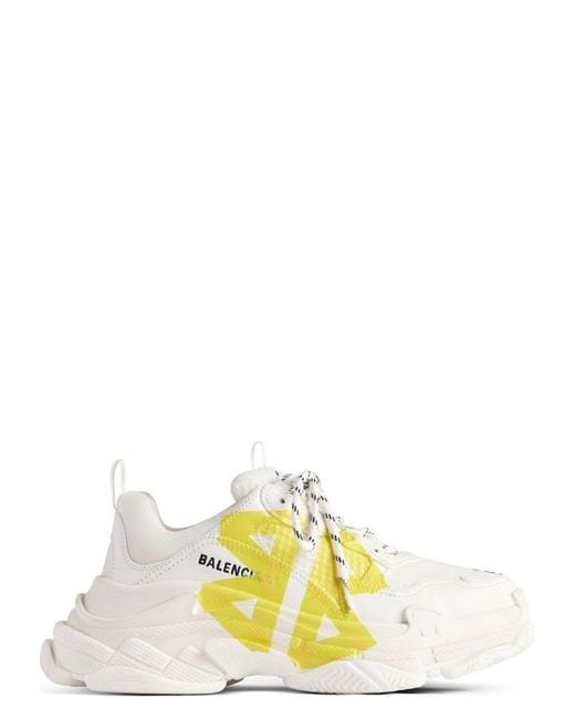 Balenciaga White Sport Shoes Track for men
