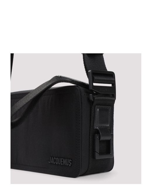 Jacquemus Black La Cuerda Horizontal Handbag for men