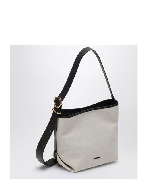 Jil Sander Folded Canvas Small Tote Bag