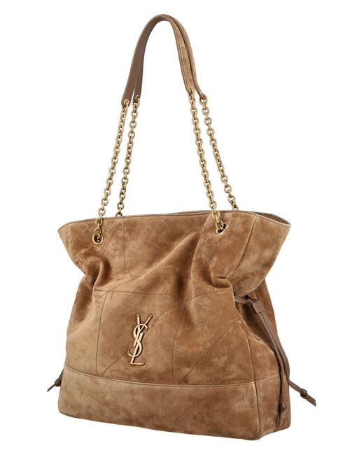Saint Laurent Brown Jamie Shopping Bag