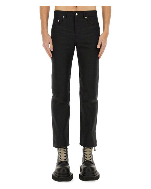 Rick Owens Black Iheadon Utility Pants for men