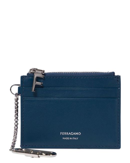 Ferragamo Blue Wallets & Card Holders