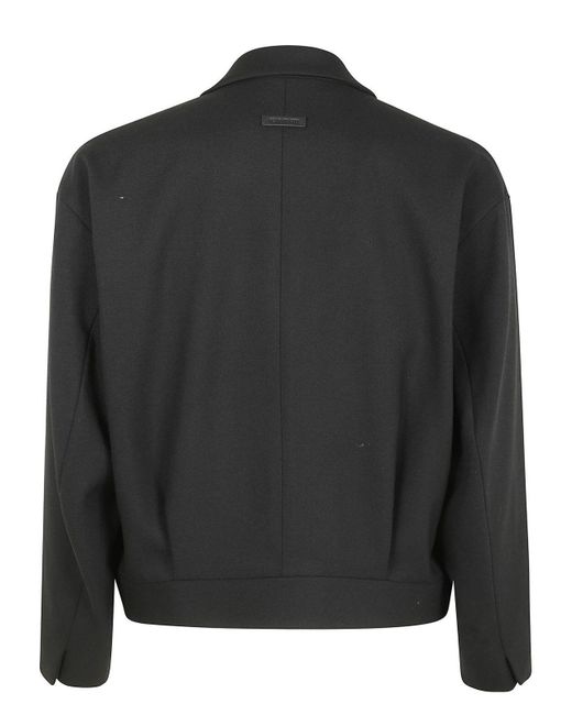 Fear Of God Black Notch Lapel Jacket for men