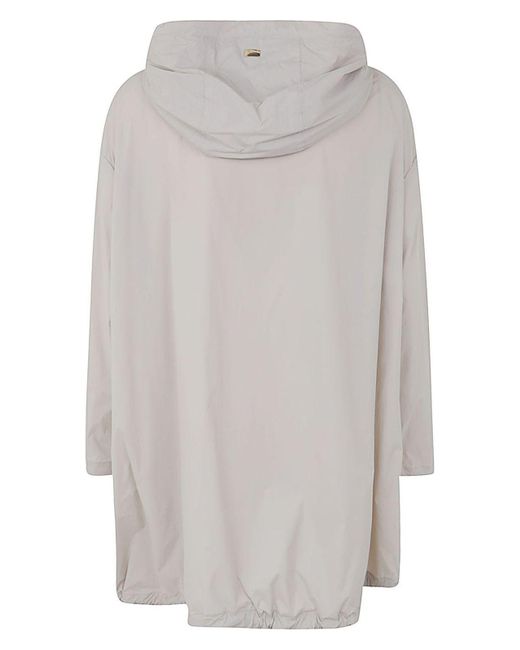 Herno Gray Stretch Maxi Bomber
