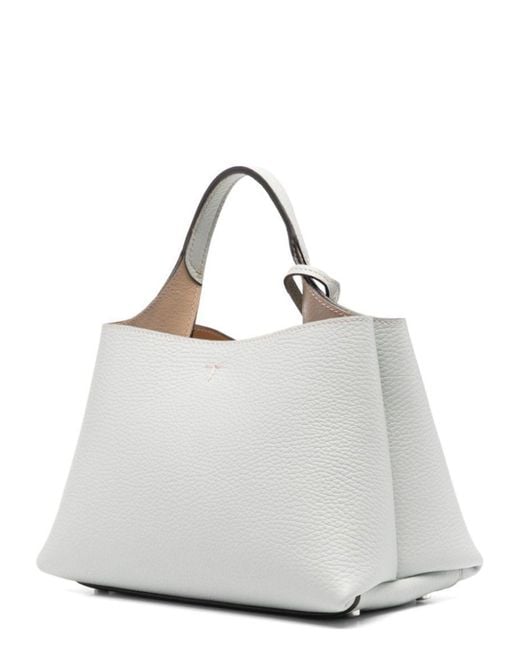 Tod's Gray Leather Micro Handbag
