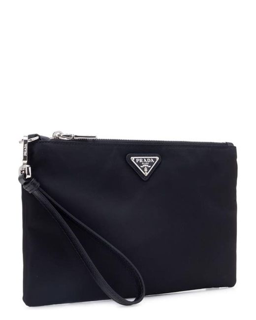 Prada Blue Re-Nylon Envelope for men