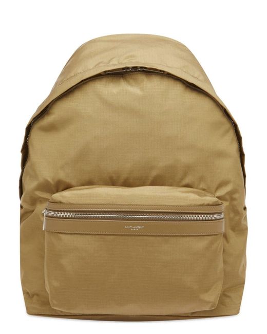 Saint Laurent Natural Ysl Bv City Backpack for men