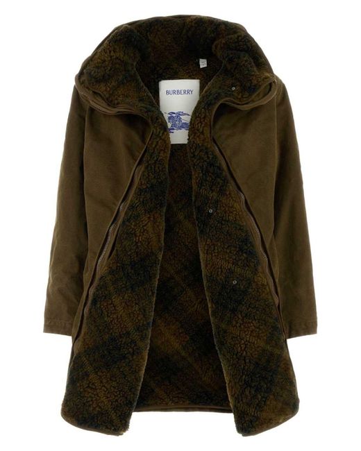 Burberry Black Army Gabardine Reversible Jacket