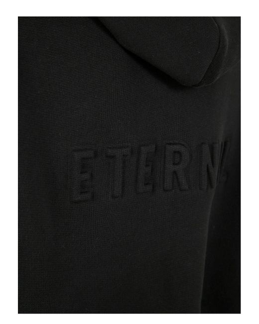 Fear Of God Black Eternal Half Zip Hoodie for men