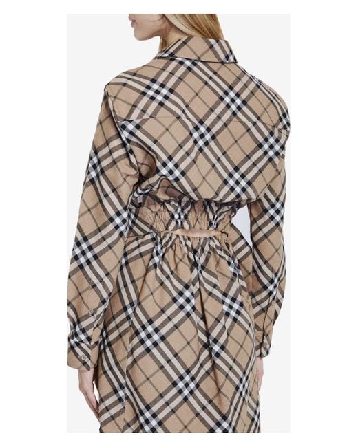 ワンピース BURBERRY EMBROIDERED JERSEY SHIRT DRESS nm_5040453_100296_m