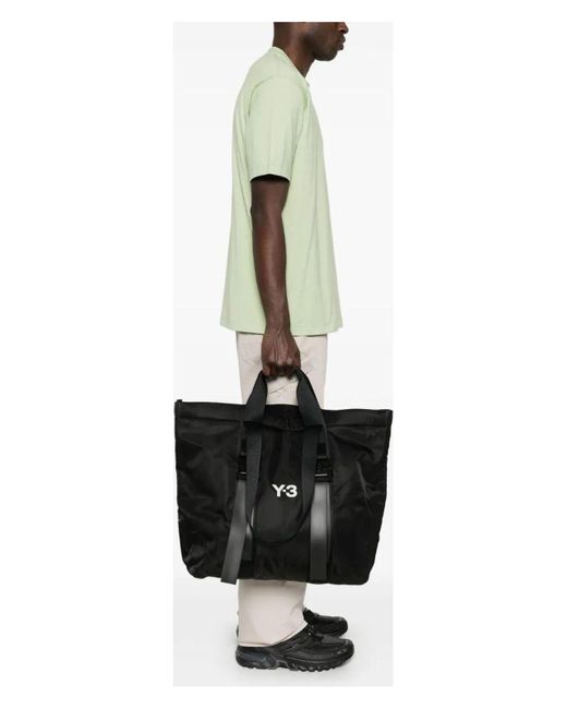 Y-3 Black Shopper for men