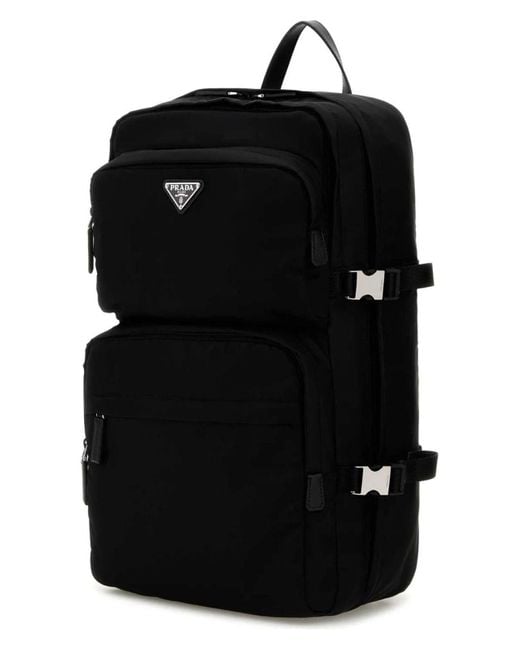 Prada Black Re-Nylon Backpack