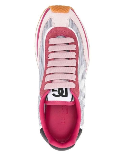 Dolce & Gabbana Pink Dg Cushion Sneaker