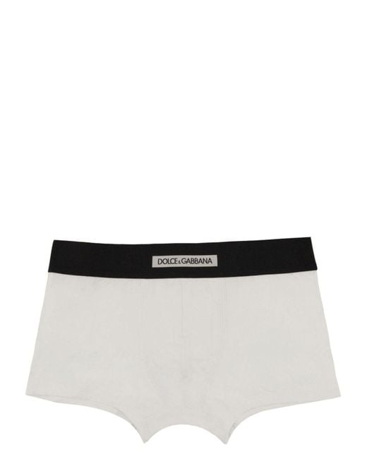 Dolce & Gabbana Black Boxers With Logo for men