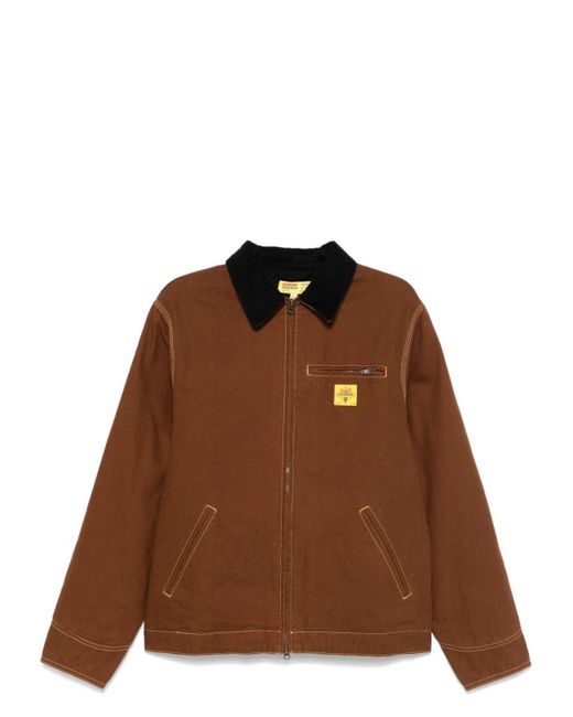 BBCICECREAM Brown Canvas Workwear Jacket for men
