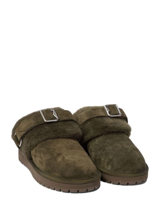 Burberry Brown "Chubby Low" Slippers for men