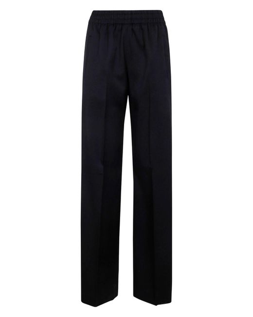 Golden Goose Deluxe Brand Blue W's Jogging Pant Brittany Light Dry Wool Gabardine