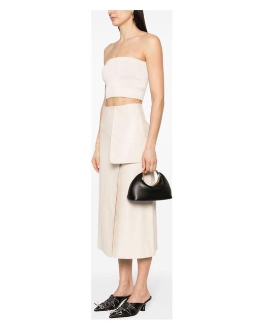 Jacquemus Clutch Le Petit Calino Golden Handle in Black | Lyst