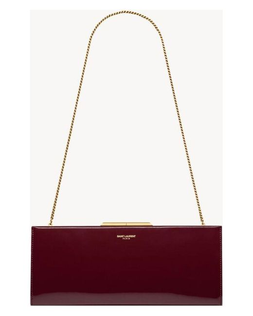 【Saint Laurent】DIAMOND CLUTCH BAG◆697655B870W Saint Laurent Diamond Clutch Bag in Red | Lyst