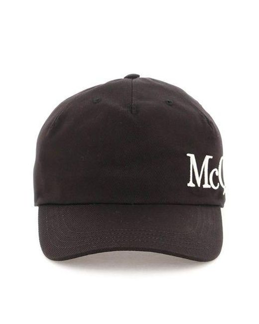 Alexander McQueen Black Cotton Hat for men