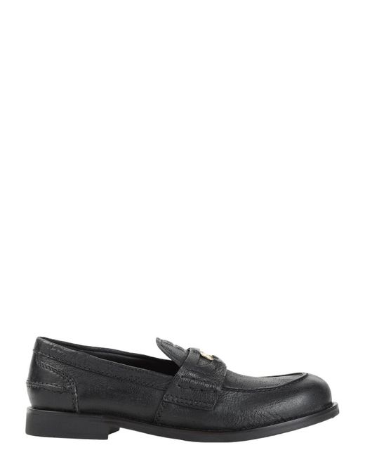 Miu Miu Multicolor Slate Leather Loafers