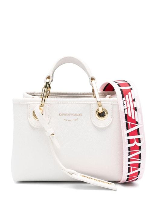 Emporio Armani White Myea Xs Shopping Bag
