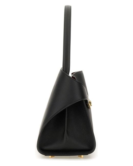 Ferragamo Black Small Hug Soft Shoulder Bag