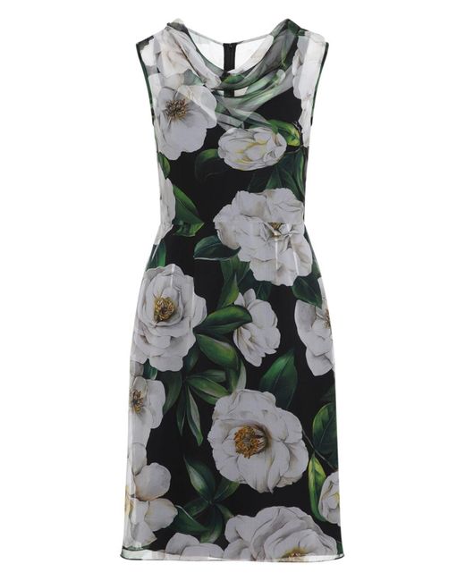 Dolce & Gabbana Black Silk Mini Dress