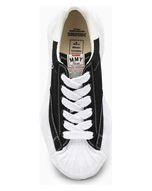 Maison Mihara Yasuhiro Black Canvas Blakey Low-Top Sneakers for men