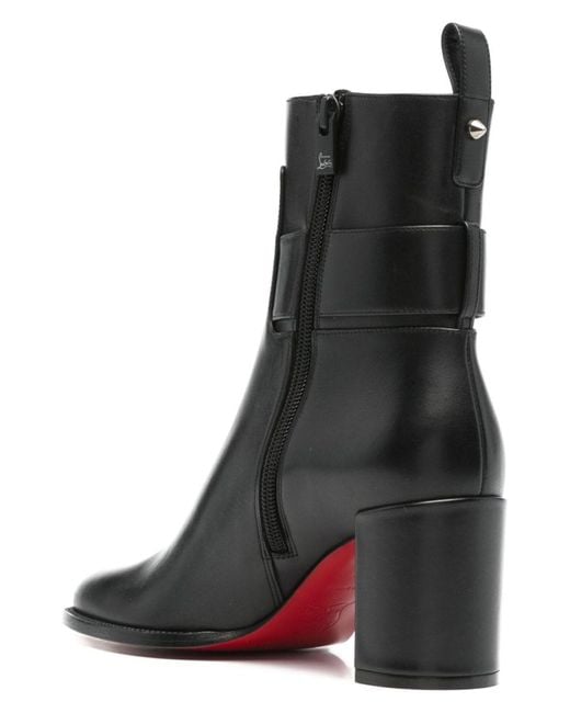 Christian Louboutin Black Premium Calf Leather Boots