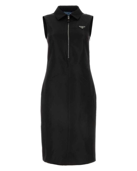 【プラダ・PRADA】Faille dress Prada Faille midi-dress | REVERSIBLE