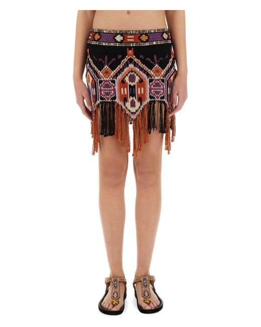 Isabel Marant Red Yolana Skirt