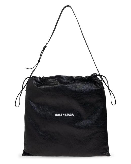 国内発送☆BALENCIAGA☆DUSTBAG CROSSB POUCH L/BLACK BALENCIAGA]SHOPPER DUSTBAG CROSSB POUCH L/BLACK(811608-2ABH6
