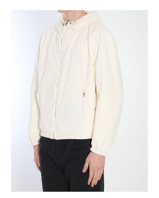 Dolce & Gabbana White Reversible Leather Jacket for men