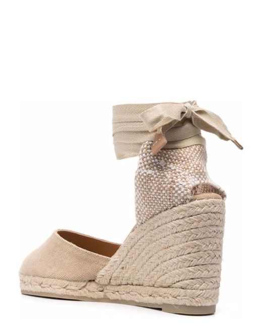 Castaner Natural Carina Canvas Espadrilles Sandal